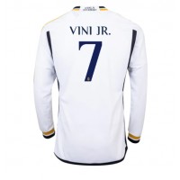 Real Madrid Vinicius Junior #7 Hjemmedrakt 2023-24 Langermet